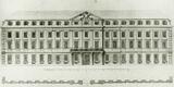 Fassadenaufriss des Palais Bretzenheim von Peter Anton von Verschaffelt aus dem