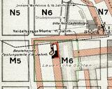 An dieser Skizze ist die im 19. Jh. durchgeführte Überbauung der ehemaligen Fes