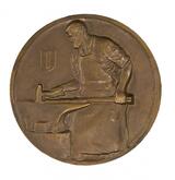 Die Rückseite der Medaille zum 25. Jubiläum der Handwerkskammer von 1926