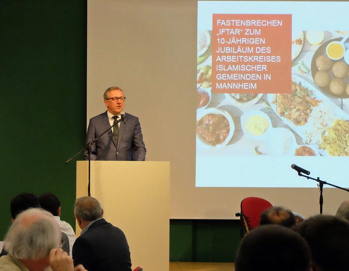 Die Stadt Mannheim lud zum Fastenbrechen ein 