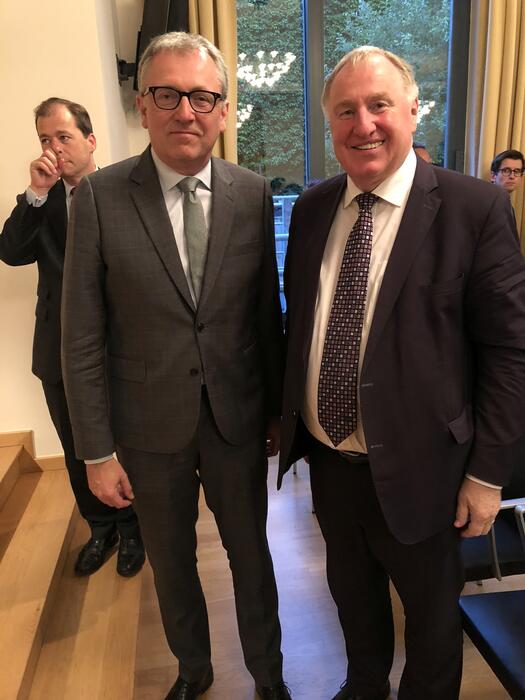 Mannheims Oberbürgermeister Dr. Peter Kurz und Karl-Heinz Lambertz, Präsident des Europäischen Ausschusses der Regionen