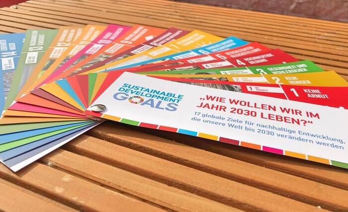 Leitbildprozess Mannheim 2030 auf dem Maimarktstand der Stadt 2018