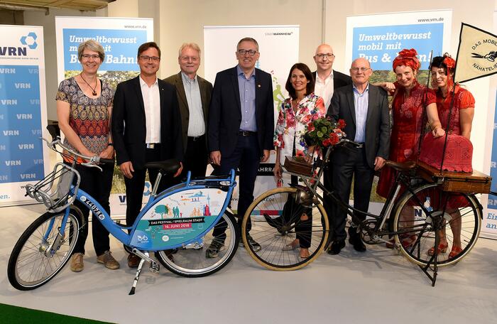 Monnem Bike 2018 zu Besuch im Stadtquartier Q 6 Q 7