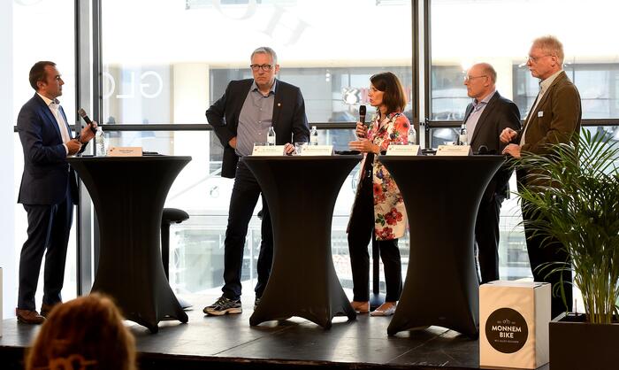 Diskussionsrunde bei Monnem Bike 2018