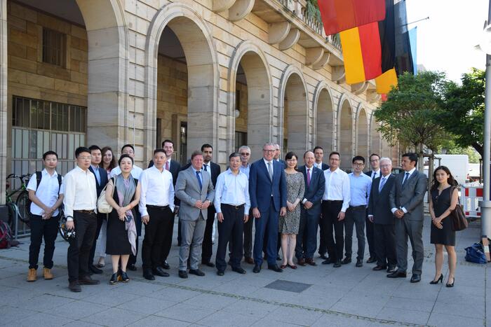 Empfang der chinesischen Delegation aus Chongqing zur Unterzeichnung eines Memorandums of Unterstanding 