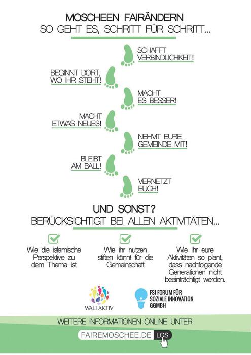 Plakat Faire Moschee