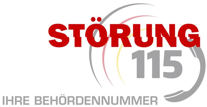 Telefon mit 115 und roter Überschrift Störung