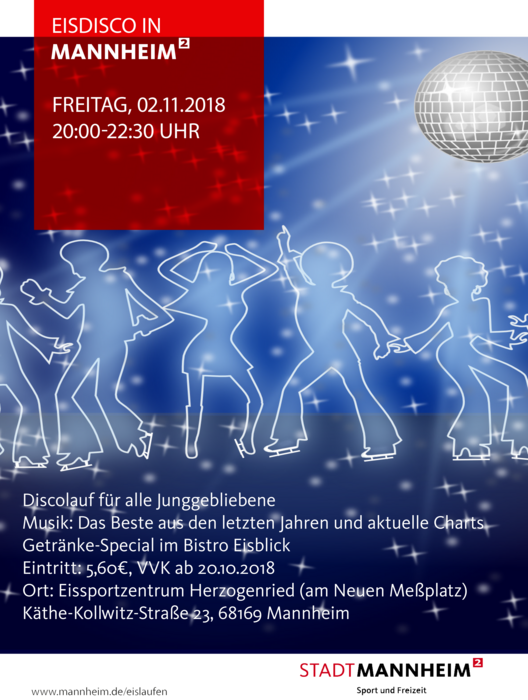 Plakat Eisdisco 2018 