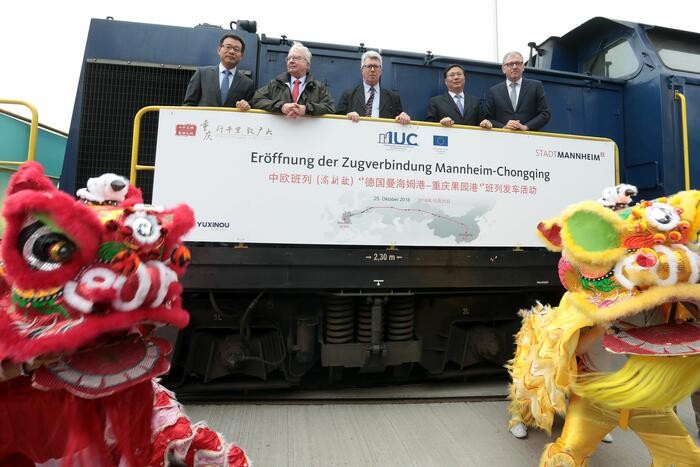 Direktzug von Mannheim nach Chongqing