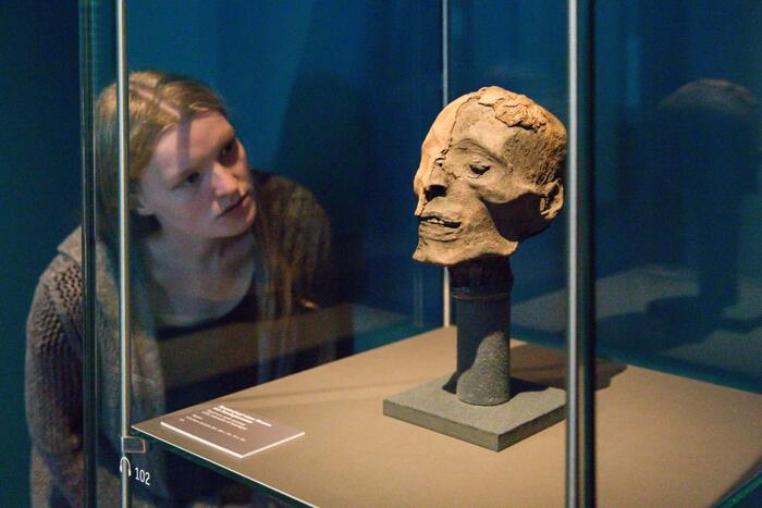 Blick in Mumien-Ausstellung