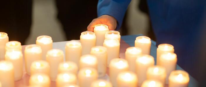 Gedenkveranstaltung vor dem Rathaus