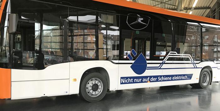 Der neue Elektrobus für Mannheim