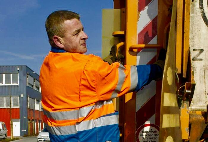 Müllwerker in Mannheim