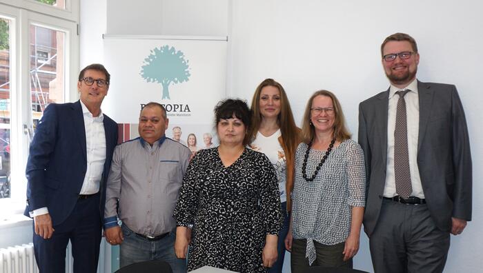 Eröffnung des Treffpunkts für Arbeit und Qualifizierung in der Beilstraße 19