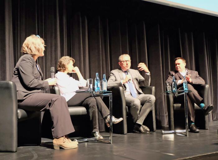 Talkrunde bei der Festveranstaltung "Soziales Mannheim"