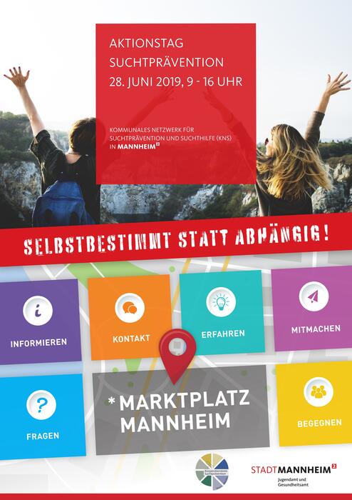 Plakat Aktionstag Suchtprävention 28.06.2019