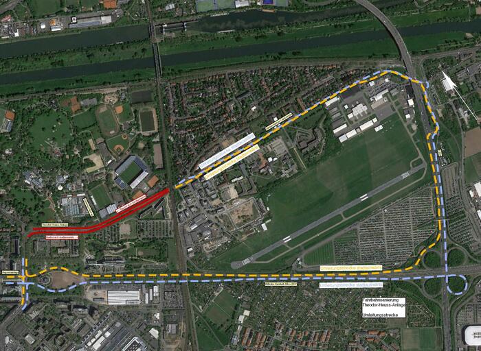 Umleitungsstrecke Theodor-Heuss-Anlage