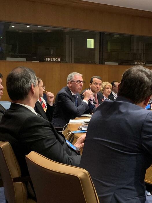 OB Dr. Peter Kurz beim High Level Political Forum in New York