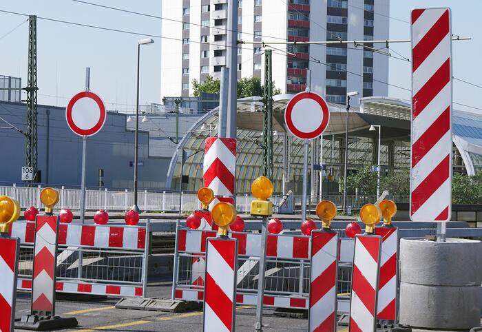 Sperrung der Hochstraße Süd