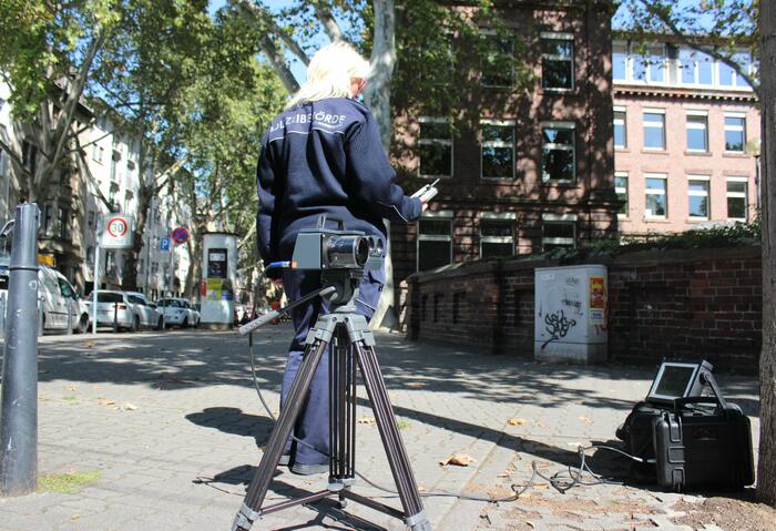 mobile Geschwindigkeitsüberwachung Pestalozzischule