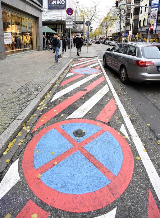 Ladezone in der Fressgasse