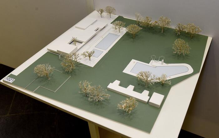 Modell Kombibad von Sacker Architekten