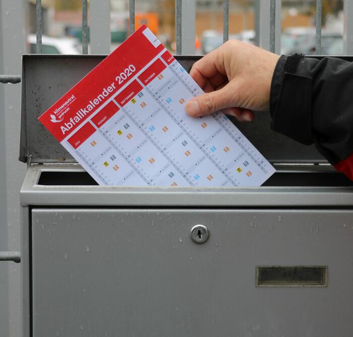 Verteilung des Abfallkalenders 2020
