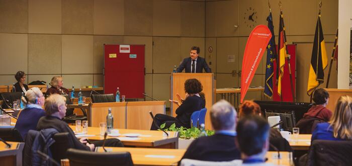 Jürgen Dusel beim Forum Behinderung