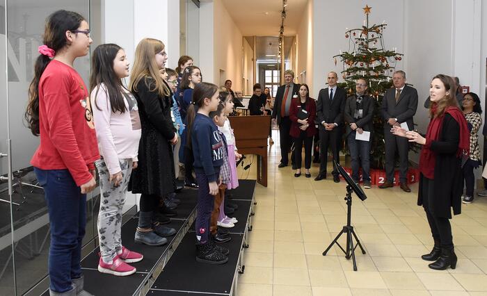 Weihnachtsliedersingen im Rathaus 2019