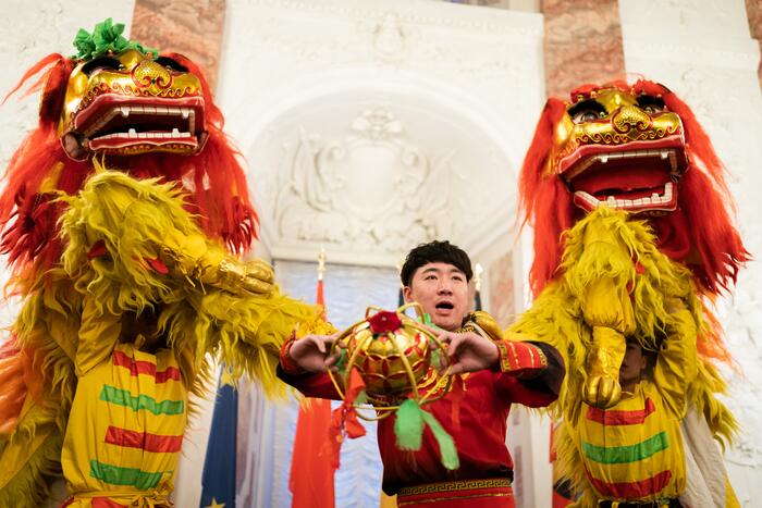 Löwentanz beim Baden-Württembergisch-Chinesischen Frühlingsfest