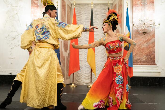 Tanzdarbietung beim Baden-Württembergisch-Chinesischen Frühlingsfest