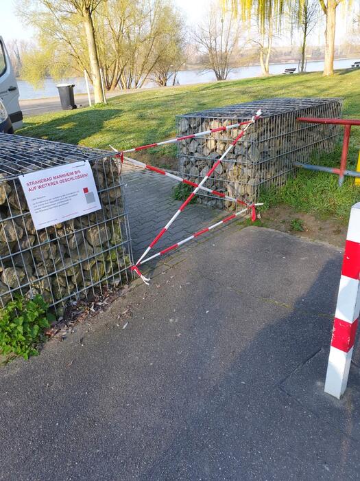 Symbolbild geschlossenes Strandbad