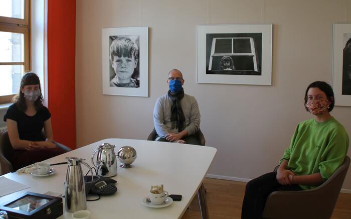 "Fridays for Future"-Vertreterinnen zu Besuch im Rathaus