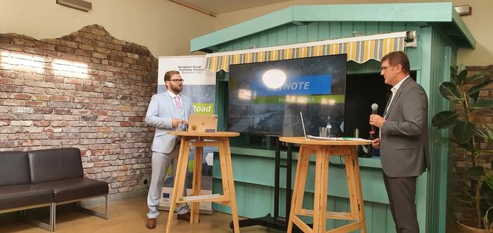 Bürgermeister Michael Grötsch und Manuel Kreitmeir im Interview