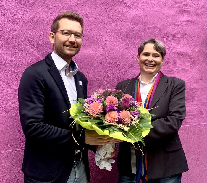 Margret Göth ist die neue Beauftragte für die Chancengleichheit von Menschen vielfältiger sexueller und geschlechtlicher Identitäten (LSBTI-Beauftragte) der Stadt Mannheim 