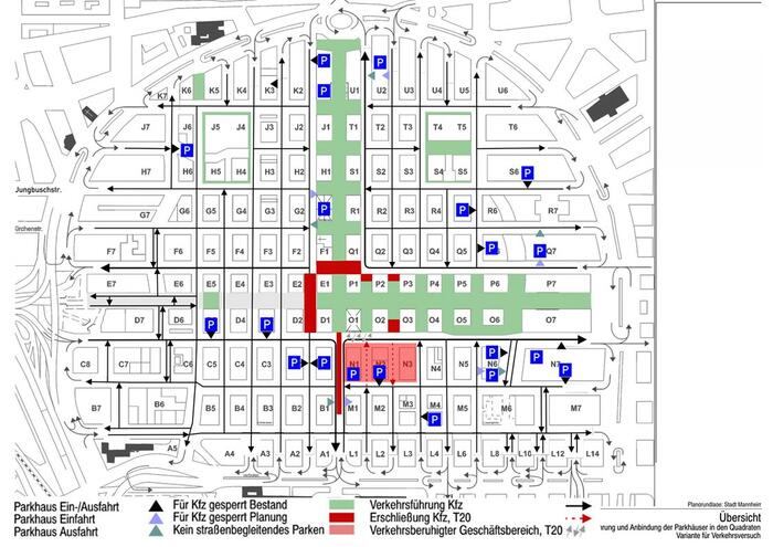 Verkehrsversuch Innenstadt
