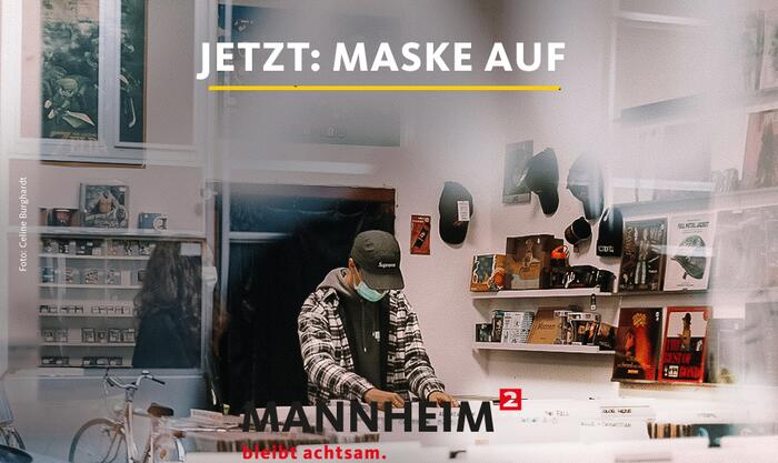 Mannheim bleibt achtsam - Maske auf 4