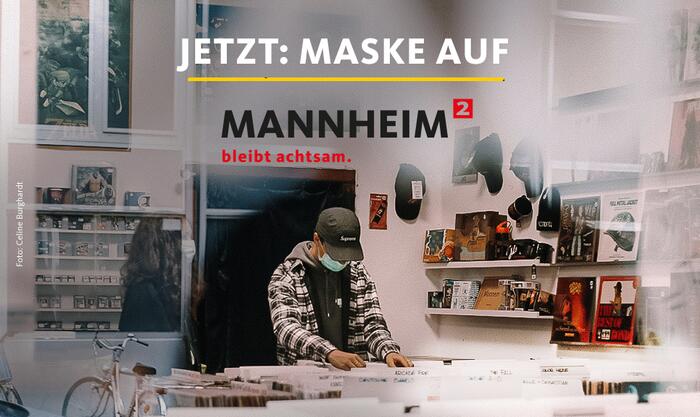 Maske auf