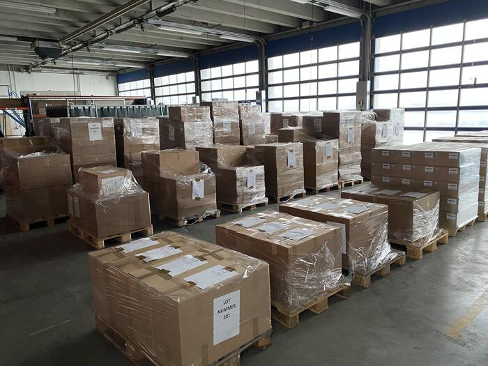 Mit den 312.000 FFP2-Masken sind die Mannheimer Alten- und Pflegeheime für weitere 90 Tage versorgt.