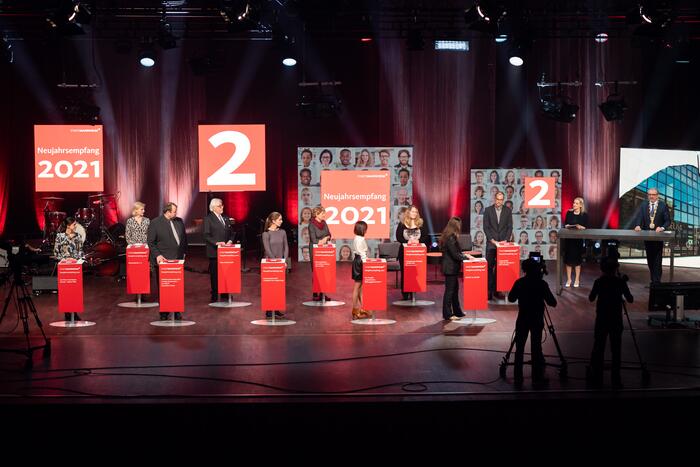 Ehrungen im Rahmen des Neujahrsempfangs 2021