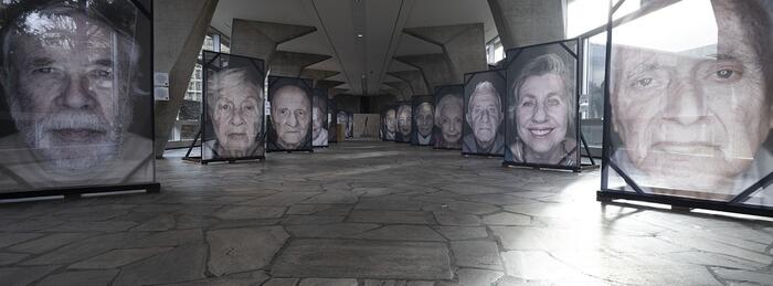 Ausstellung Gegen das Vergessen von Luigi Toscano