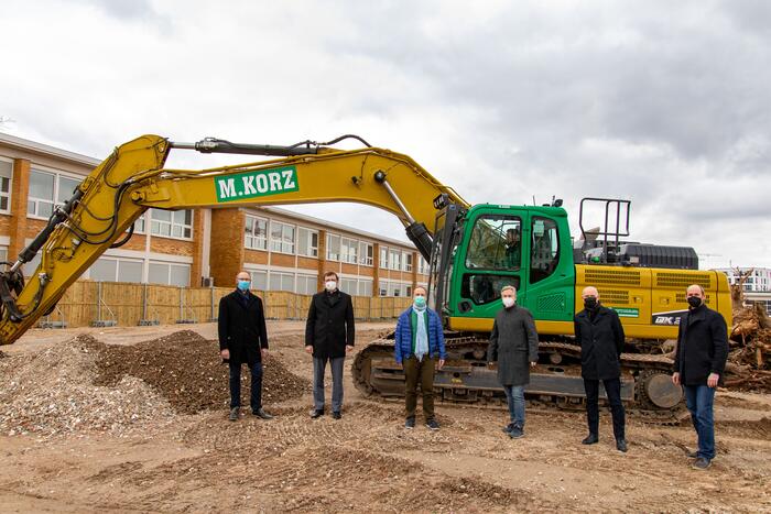 Baustart für die neue Franklin-Grundschule