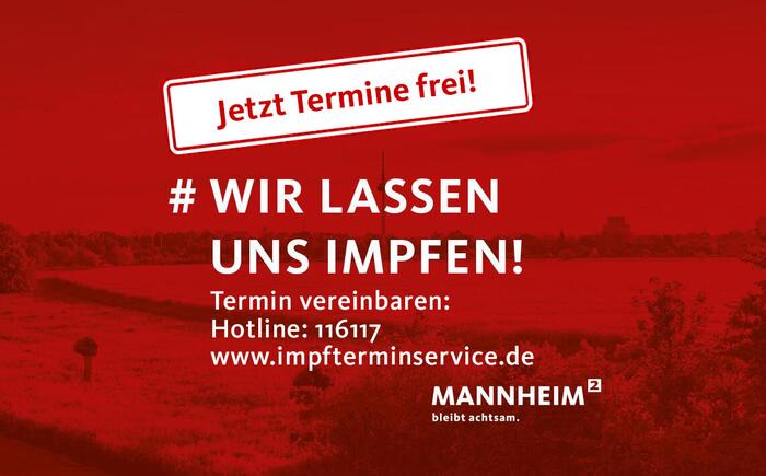 Wir lassen uns impfen - Freie Termine