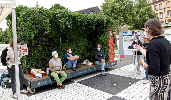 Das Mobile grüne Zimmer am Neumarkt war ebenfalls Bestandteil des 6. UTC