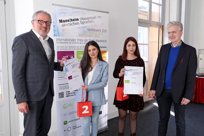 Empfang für die Gewinnerinnen des Wettbewerbs "Mannheim - Hauptstadt der deutschen Sprache"