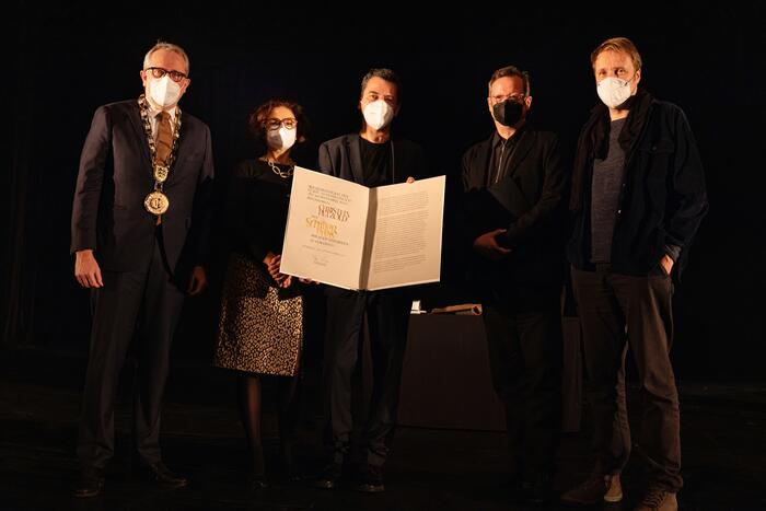 Übergabe des Schillerpreises 2020 an Christian Petzold