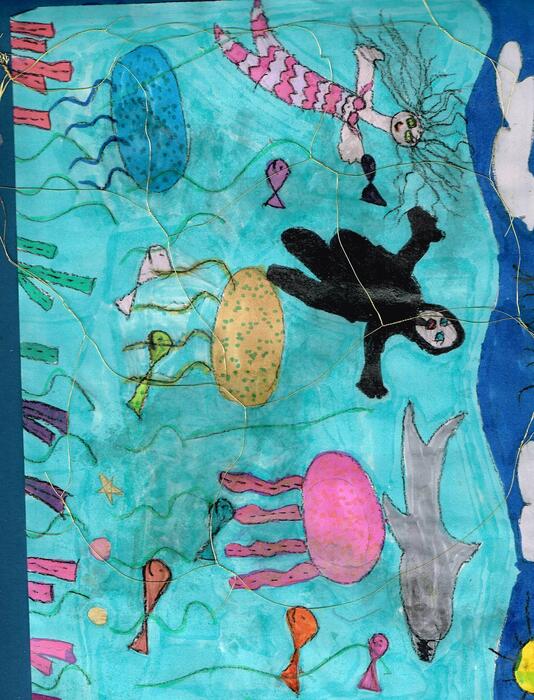 Kinderkunstausstellung mit der Partnerstadt Windsor2- Bild von Miral