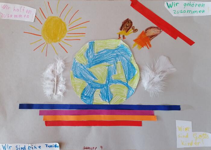 Kinderkunstausstellung der Partnerstadt Windsor3- Bild von Stacy