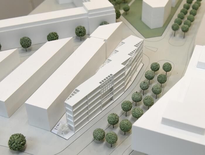 Innovationszentrum Green Tech_Steimle Architekten_Modellfoto 2