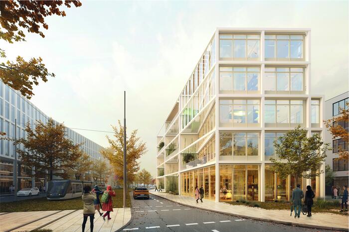 Innovationszentrum Green Tech_Steimle Architekten_Perspektive 2